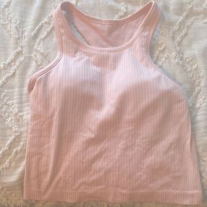 Lululemon Cropped Ribbed Tank